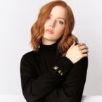 Ellie Bamber Instagram - Stunning #PradaFineJewelry collection with 100% recycled gold, Eternal Gold 🖤 thank you @prada #ad