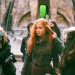 Ellie Bamber Instagram - 🧙🏻‍♀️🧙🏻‍♂️ 2. @poppyclouter is the true magician 💚 3. first time trying uber pool option 7. taking reservations for my pop up restaurant 8. Amars squats have been paying off 10. tik tok trio caught in the act ?!
