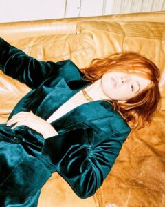 Ellie Bamber Instagram - thank you @behindtheblinds clearly forgot to smile that day 💁🏼‍♀️ @gregoryderkenne