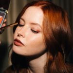 Ellie Bamber Instagram - Spent the day with @PradaBeauty at Harrods. Loving the new skincare and makeup, what a beautiful collection! #PradaBeauty #PradaBeautyPartner