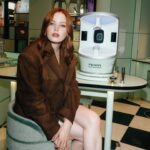 Ellie Bamber Instagram - Spent the day with @PradaBeauty at Harrods. Loving the new skincare and makeup, what a beautiful collection! #PradaBeauty #PradaBeautyPartner