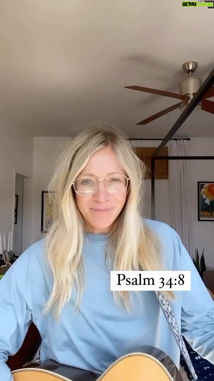 Ellie Holcomb Instagram - I have tasted and seen God’s goodness over and over again, and I can’t help but sing about it. So grateful for the sturdy love of God and for the place of refuge He has been more me all these years. #memorymondays #fightingwords #scripture #bibleverses #verseoftheday #inspiration #devotional #ellieholcomb
