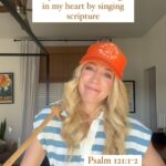 Ellie Holcomb Instagram - I’ll never forget singing this melody for the first time. I was in the mountains, serving at a Young Life camp, while nursing my third baby, and trying to parent, and sing, and connect with the hundreds of precious high school kids who were at the camp that week. I was exhausted. I was dropping all kinds of balls, and while I was pumping ( sorry if this is too many details.ha!) I just started to cry. My guitar player, Julie, had just sent me this beautiful guitar part on a text message, and I remember listening to it and taking a deep breath. As I did, I happened to glance out the window…literal mountains all around me! Suddenly Psalm 121 came to mind, so I looked it up and started singing this song while I was still pumping. It was a deep comfort to me to remember in that season, while I was stretched really thin, that my help comes from the Lord. I am SO often the person who tries to pull it together and pull through in my own strength. I got a “can do” attitude from my mom that I love, but it often I let that spirit prevent me from acknowledging that I really do need help, from others, and from the Lord. I’m so grateful for the grace in moments when I come to the end of myself, because it is often in those thin and worn out, desperate, places that I encounter the beauty of the abundance of God’s love and grace. I don’t know what you’re carrying today, but I pray this song reminds you that you never have to carry anything alone. I hope it reminds you to lift your eyes to the hills and remember where your help comes from. #memorymondays #fightingwords #scripture #bibleverses #verseoftheday #inspiration #devotional #ellieholcomb