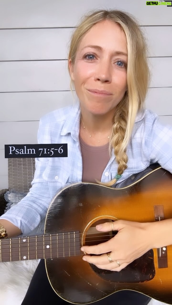 Ellie Holcomb Instagram - It’s memory Monday …just barely ! 11:43pm here in Nashville and I spent my morning in the back porch singing with the birds and while the wind whispered and danced with the poplar trees in my back yard . It was a grounding morning , but I got so present and grounded that I totally forgot to post until now ! #goodproblems Thanks for joining me here in this little corner of Instagram as I try to hold onto the beauty and the light . I love that all of us come from where all good things come from, and that each one of us was dreamed up by Love. I hope this beautiful Psalm reminds you that you’ve got a reason to sing , to give thanks , to ever praise the one who brought you forth from your mother’s womb. One of my favorite things about carrying children was that I knew they were being knit together , but I was never actively thinking or telling my body , “Ok, now add the fingernails . Or , it’s time to connect all the ligaments , and don’t forget the nerve endings in the toes . Oh , and don’t forget to add that freckle on their left arm! And the eyebrows, and the chambers in the heart , oh and make the hair a little wavy when it gets humid outside . “ This all just happens, and out comes a little soul carried in a little body that you carried and helped create….sort of . It feels like saying you co-wrote a song because you happened to be in the room when the song was written , but really you just get to tell the story of how the song came to be and how you got to be there while something beautiful was written down that came from the place where all beauty comes from , the creative love of God. So sing on and know you were made on purpose for a purpose . 🤍 #memorymondays #fightingwords #scripture #bibleverses #verseoftheday #inspiration #devotional #ellieholcomb