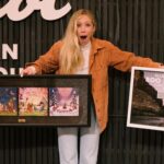 Ellie Holcomb Instagram - I got to gather with my incredible label team at @capitolcmg last week to talk about my new album and devotional, and play through some of the new music. It was so special getting to share the journey behind the making of both of these projects with the people who are helping me share them with the world. But what I was not expecting is that my @capitolcmg team AND my book publisher team at @lifeway surprised me by commemorating some incredible milestones I didn’t even know I had achieved! 500 million music streams and 500,000 book copies sold. Those numbers mean that I have had the humbling privilege of singing and holding onto the truth alongside you! How AMAZING is that?!? I can still hardly believe it. But I know neither of these accomplishments would have been possible without your support. Thank you for listening, thank you for buying my books, and thank you for helping me share the hope of the gospel with so many people. 🤎