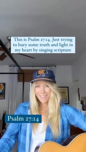 Ellie Holcomb Instagram - Psalm 27:14. “Wait for the Lord; be strong and take heart and wait for the Lord.” 

#memorymondays #fightingwords #scripture #bibleverses #verseoftheday #inspiration #devotional #ellieholcomb