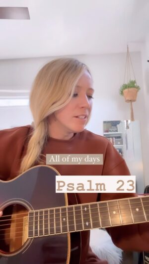 Ellie Holcomb Instagram - I wish I could tell you that I wrote this melody from the mountain top of answered prayers and healing, but it wouldn’t be true. I wrote this song and many others that I’ve been sharing with you from deep in the valleys of suffering and loss. I wrote them in the shadows, as evidence that I found, by some miracle and mystery of God, that I wasn’t alone there. And maybe that’s just the heart of the Psalms…. they are an invitation to sing our sorrows out, to sing our doubts and questions, to sing our anger and disappointment, to sing, “How long, Oh Lord?” and to know that none of us are ever alone in the song. Perhaps that fact that we’re screaming our questions or grievances or grief up to the heavens, is evidence that we’re made for something more? 

I hope that you find yourself today in a green pasture of peace and light, but if you don’t, I pray this psalm will remind you that surely mercy and goodness will follow you all the days of your life…..and I mean on ALL of them. I pray this melody will be like a bread trail of beauty crumbs that leads you back to the table God sets for you ,even in the dark nights of the soul. I pray it will lead me back to that place as well, and that we’ll feast together on the grace and empathy and love of God that can meet us both on the mountaintops in spring, and in the darkest , deepest valleys of winter. 

#memorymondays #fightingwords #scripture #bibleverses #verseoftheday #inspiration #devotional #ellieholcomb