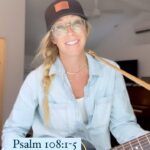 Ellie Holcomb Instagram - I love this different version of Psalm 108 that I’m singing today. I don’t know about you, but so many days, my heart doesn’t feel steadfast. I love how David is saying, “Wake up harp and lyre! I’ll wake up with the dawn to praise you God. Sometimes, I need to get up early and take some deep breaths to remember who I am and who God is. Do I always do that? NO! But I love that as forgetful and NOT steadfast as my heart can be, God’s love and faithfulness reach to the skies. Maybe you need a moment to take a breath and remember that you are loved by the steadfast love of God? I know I did today. Breathe in: You are loved. Breathe out: Even when your heart isn’t steadfast. Breathe in: God is faithful. Breathe out: Even when you are not. Thanks be to God. This verse is one of the new entries in my brand new extended “Fighting Words” Devotional if you want to read more, and you can SING ALONG with me, in a slightly different translation (....I call it ESV……Ellie Singing Version) of this verse on my new Psalms Record, “All of My Days”. #memorymondays #fightingwords #scripture #bibleverses #verseoftheday #inspiration #devotional #ellieholcomb