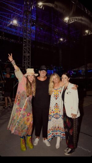 Ellie Holcomb Instagram - What a gift  @lauren_daigle’s Kaliedescope Beach Weekend with her wonderful band and crew was!! Had an amazingly fun night last night in the round with my friends and kindred spirits and TREASUrES, @lauren_daigle , @nataliehemby , &  @thejasoningram.  Spoiler Alert! Watch to the end of this reel to see my hair looking hilariously like Troll hair after Lauren and I were undone by @nataliehemby  raising her hand after the third chorus of Pontoon and said “hallelujah!” (Thx for capturing all the amazing pics and vids @ashleymaewright )!!!!!

Got to open yesterday with my incredible band and crew , @jacthompsonmusic , @jschrodt , who brought his amazing little boy, and @zandymowry , who brought her  adorable son and my godson along for his first bus tour date! Thx to our crew this run @jiren.thee.grey, tour managing and running sound , and @jasminemullen , who came along to help watch the baby while we were on set ! 

Then!!! Today I got to hang at the beach with Natalie and close the night out with seeing @jonbatiste play an incredible show opening for the third night of Lauren’s beach weekend , where I got to watch the show from the crowd right in front of the stage !!!, and it was all a VIBE!

Lauren and her entire team and the team at @topeka.music.vacations was amazing to work with. I can’t wait to be on the road again with all these amazing talents and souls in May/June !