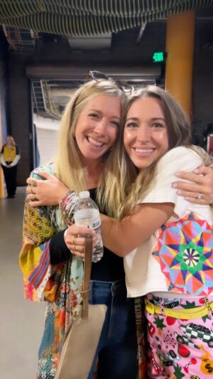 Ellie Holcomb Instagram - Y’all. I went to the @lauren_daigle show in Nashville w/ my precious friend and manager @samantha797 tonight, and we had the best time ! @blessingoffor opened and is NOT to be missed , and we danced and laughed and cried the night away as Lauren and her expansive spirit, legendary voice, and epic band ,  invite every human in the crowd to bring their one , colorful, beautiful/broken, life and story to hold it up to the light of the love of God and be fully present in a night that will never happen exactly the same anywhere else . It was amazing !! And at the  Nashville show alone, there were over 700 children sponsored through @childfund !! I cried and might have even cussed in holy wonder at the beauty of an arena in Nashville connecting with kids all over the world to bring our stories together to the light and love of God. 

All of this to say, do NOT miss the @lauren_daigle  Kaleidoscope Tour, and I cannot believe I’ll be joining the fun opening on this tour, so maybe especially don’t miss the shows I am on b/c I am gonna be cloud nine level of excited & I want to see YOU there ! Dates and tix in my profile !

Thanks for your kind words that you spoke to me during your set , LD. 🥹🤍✌🏼🌈 I love you to the moon and back and cried and sang along to the song we got to write together , “Be OK”, and danced and sang along to all your other incredible songs. Big fan of who you are, who God made you to be , and the bigger story you invite us all into with your Louisiana flare for hospitality and warmth. You put your whole self into making a big ole pot of delicious musical gumbo ,and you serve it up with a smile to anyone who’s hungry. Press on, sister . So pumped to hang on the road soon. 

And thank you @maddjett and team for always making us feel welcomed into the beautiful circle.
