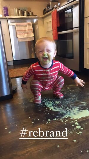 Ellie Holcomb Instagram - I read a post by @legitsadierob about rebranding today, and it reminded me of this precious moment with my boy. Huck is now 8yrs old and he still holds this as one of his earliest & fondest memories.

He used to love smoothies & one day at about one years old, he accidentally dropped his & it spilled all over the floor. He was very sad at first, and rightly so, and instead of being frustrated that I had another mess to clean up, something in me just started to laugh. I said, “Well Buddy? Were you just wanting to drink your smoothie off the floor?” He started laughing and trying to drink it from the literal floor . It made a bigger mess , yes , but it also turned a  potentially sad and frustrated moment into a core memory of joy for both of us.

 Truth? Life just hurts sometimes , and there’s nothing that we can do about that. But…. we also get to choose how to view & approach the small disappointments  in life. 

I had rehearsals today for most of the day and woke up sick with allergies . I’d coughed all night long and my voice was SO tired on the very day I needed to use it . My sweet friend @jdanderson615 called to check in and told me about a sermon she heard on Corrie Ten Boom, who , while trapped in a concentration camp,  was thanking and praising God for the fleas, because it gave them an opportunity to share the hope of the gospel with all the other people there. That rebranded my whole day. Instead of viewing my allergies as a hurdle , I began to see them as a way of my body inviting me to rest better , to go to sleep earlier , and to carve out some space and margin.

My friend @christawellsmusic  often asks, “What does this closed door or “negative” situation make possible?”

If I don’t have money to buy the furniture to fill the room? More space to play &  dance! (Thx @legitsadierob for this ref) 

If my spouse is gone on tour all month , that gives me lots of 1 on 1 time with my kids &  time to have friends  who I haven’t seen in so long time , come over  after they go to sleep.

When the traffic is SLOW & I just want to get home , it gives me time to call a friend I haven’t talked to in a long  while or listen to a song or podcast I love. #rebrand