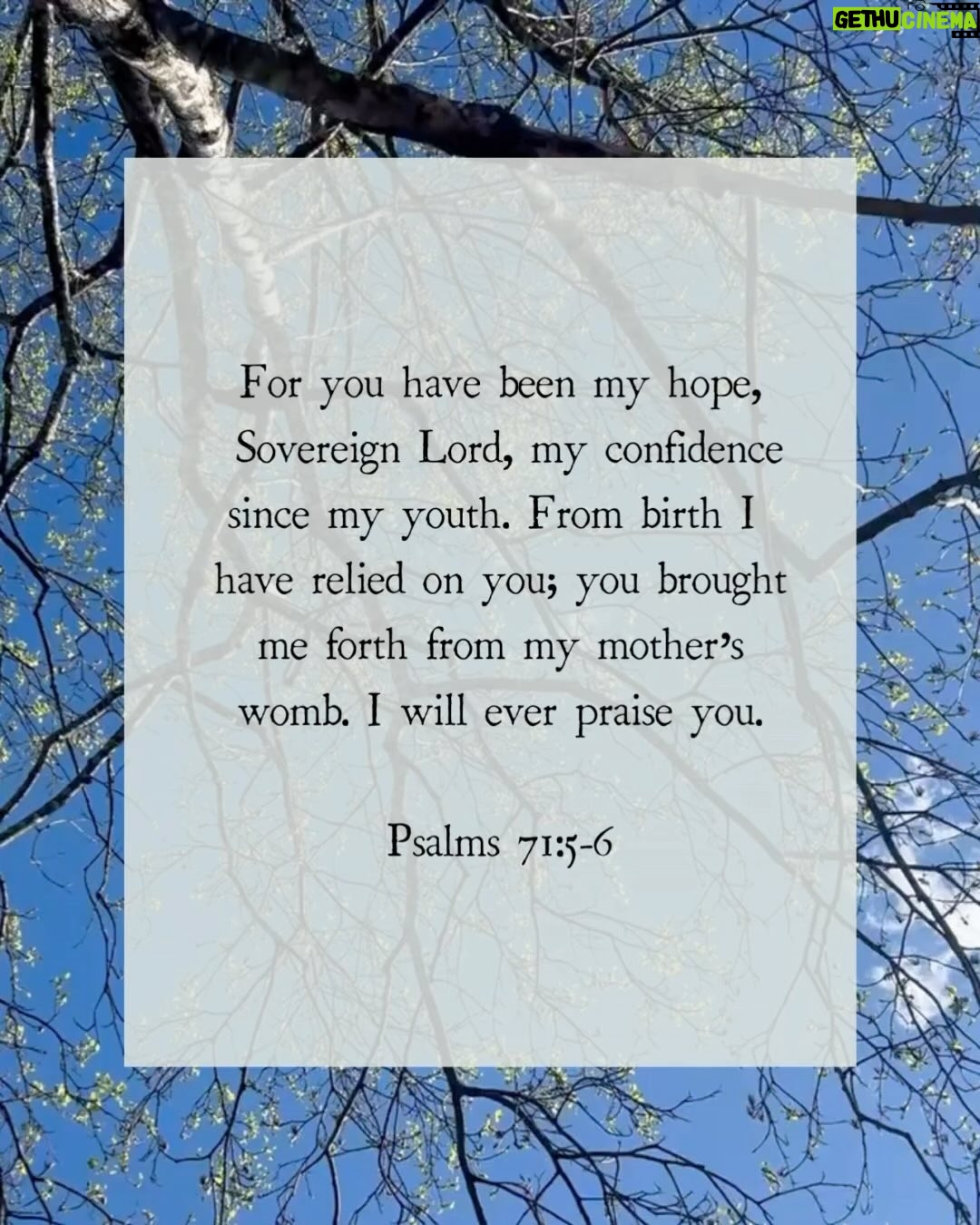 Ellie Holcomb Instagram - I love that this verse happened to surface for me right before Mother’s Day. Shout out to all the mommas out there, loving their babies, to the mommas sending their babies out into the world after graduation for the first time, mommas on their knees praying for the ones they love most, mommas who are tired not sleeping through the night with their babies, and mommas who are on a journey of infertility, longing to love and hold and raise up a precious little one, mommas who foster, mommas who adopt, mommas who mother others through ministry… all of you are beauties. One of the things I love about this verse is that it reminds me that as important every single momma out there is , there is a deep sense of security that any baby we are ever loving comes first from where every good thing comes from, the heart of God, so even though it’s our responsibility to raise and love and teach and guide these precious little ones, God is who carried them first and will carry them always. God is the one who carried YOU first and carries YOU always. God is our hope, our confidence, our strong and steady love that we can always rely on , a LOVE that will bring everyone of us back home one day. It feels like it gives us a reason to SING. So happy mothers day to all the mommas out there who love and care and carry and pray and provide and protect , and cheers to remembering that as we do all of that, the children we care for are carried by the strong , steady love of God, and SO ARE WE. Thank you Lord, that you are our HOPE. #fightingwords #fightingwordfriday #fwf #christiantiktok #scripture #bibleverses #verseoftheday #inspiration #devotional #ellieholcomb