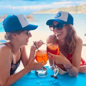 Élodie Varlet Instagram - Cheerz meuf! À la Crête!!! 🧿

#crete #spritz #anotrepo