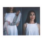 Elodie Yung Instagram - “This scarf is the traditional Cambodian Krama that my great aunt gave me a few years ago. Yeah Ming was the matriarch of our family and wearing this Krama always reminds me of her fierce character, she was a real survivor, and of contagious laughter.“ -Elodie Yung @e.l.o.d.i.e.y.u.n.g by @ashleyseryn at @stone____studio for her #AAPIHeritageMonth photo series Show & Tell in collaboration with @capeusa. Makeup by @sarahuslan, hair by @marcusfrancis, styling by @simplytrishaa. The photo book is available at ashleyseryn.com/showandtell with net proceeds going to @capeusa to advance representation for API creators in Hollywood. Printed by @paperchasepress.