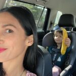 Elodie Yung Instagram - Selfie bombed 🍌