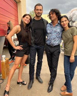 Elodie Yung Instagram - That’s a WRAP on @cleaningladyfox Season 2!! I love these people. Gonna miss them all ❤️🧽🧽🧽🧽 #bts