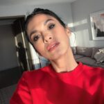 Elodie Yung Instagram – RED is the color of this upcoming season…stay tuned! ❤️ 💔 
@cleaningladyfox @hulu @hbomaxes