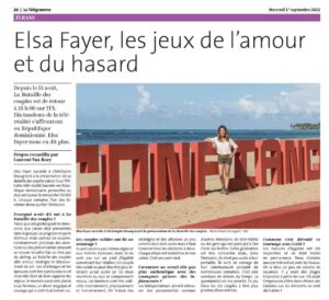 Elsa Fayer Instagram - Merci @letelegramme pour l’interview 😊
#presse #labatailledescouples3 #labatailledescouples @tfxtv @ahproduction.fr et mon @sebastien.rimb