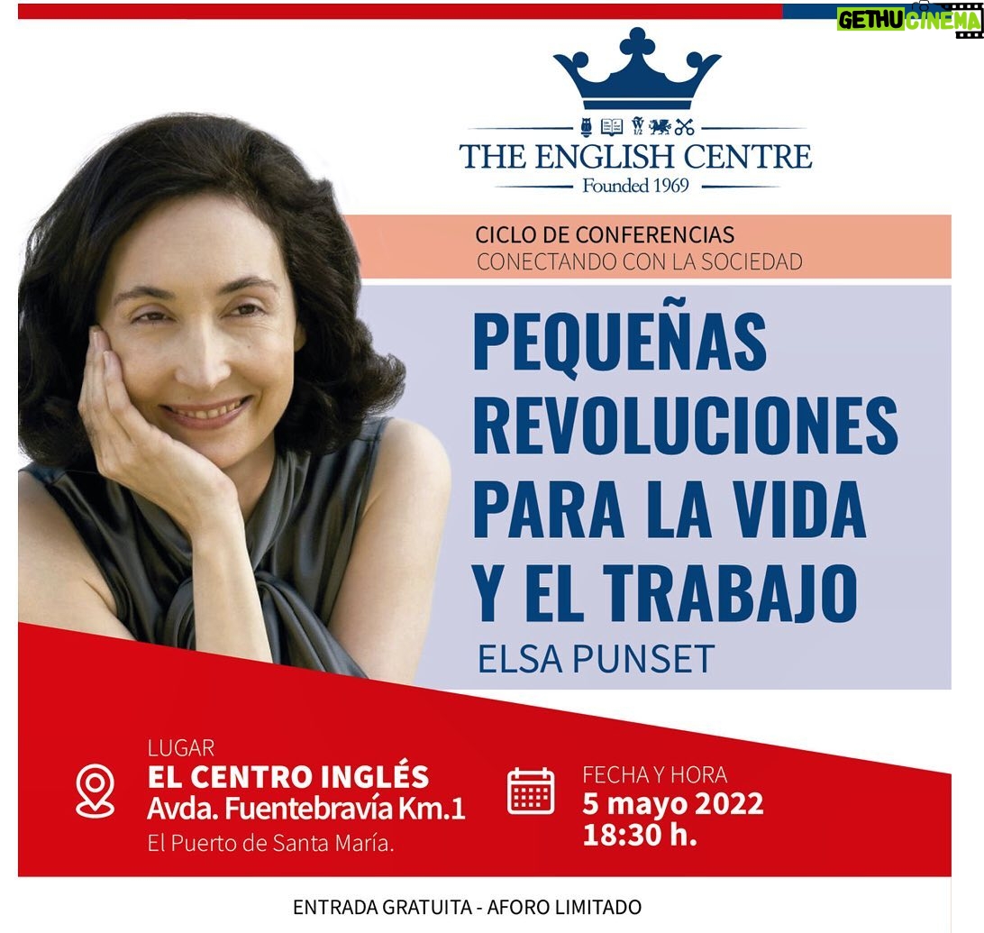 Elsa Punset Instagram - Días en Andalucía…mañana, jueves, en el Puerto de Santa María, en el Centro Inglés @coleci_1969 👍👍😊