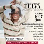 Elsa Punset Instagram – ¡Qué alegría volver a celebrar, por segundo año consecutivo, el Congreso Telva de Energía y Felicidad! Este año exploramos, con  grandes invitados inspiradores de todo el mundo, cómo afrontar estos tiempos extraordinarios… hablaremos de regeneración, de felicidad, de reinventar el trabajo y de la revolución del cuidado en un entorno maravilloso. ¡Compártelo!
Tienes el link en la bio, aquí arriba 👆