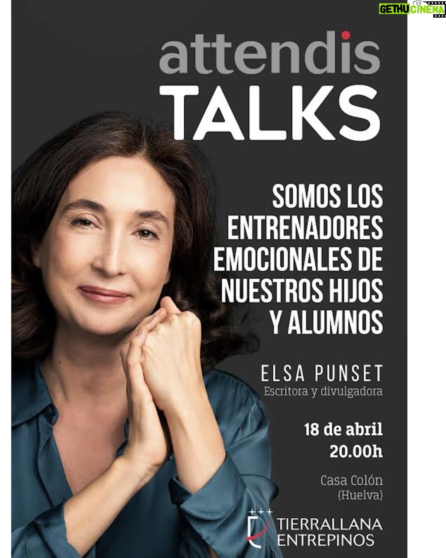 Elsa Punset - 1.7K Likes - Os esperamos! #attendistalks #huelva #teatrocolon #inteligenciaemocionalparaniños