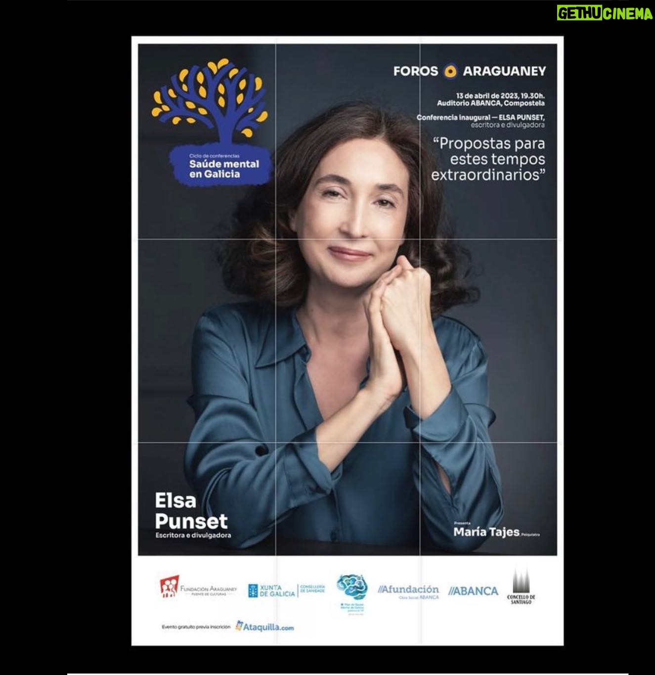 Elsa Punset Instagram - El 13 de abril en Santiago. ยกNos vemos! ๐๐#fundacionaraguaney #tiemposextraordinarios #saludmental #inteligenciaemocional