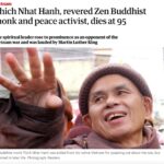 Elsa Punset Instagram – Ha muerto a los 95 años Thich Nhat Hanh, el gran maestro budista que decía que los humanos deberíamos “caminar como si besásemos la Tierra.” Una imagen magnífica que necesitamos más que nunca
