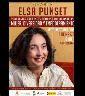 Elsa Punset Instagram - Celebramos el #diainternacionaldelamujer el próximo 8 marzo en Antequera. ¡Ganas de veros! #antequera #celebración #ayuntamientoantequera #inteligenciaemocional #elsapunset