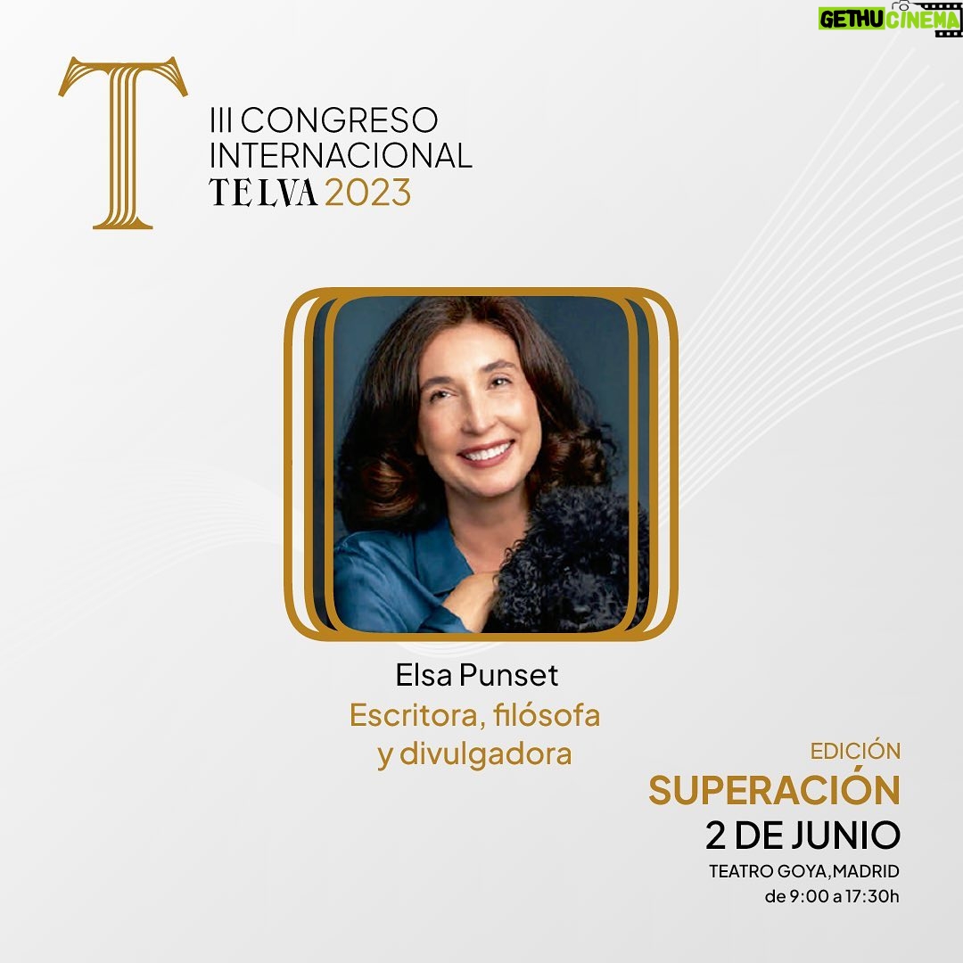 Elsa Punset - 744 Likes - Hay días y semanas en los que te fallan las fuerzas y crees que no podrás superarlo. Pero podrás, porque todos llevamos dentro la capacidad de mirar al futuro con esperanza y reinventarnos. ¡Despierta ese instinto innato!
¿Necesitas un chute de energía? El próximo 2 de junio, el congreso TELVA 2023 te regala una jornada llena de buen humor y estrategias prácticas para recuperar fuerzas y energía. ¡Apúntate, te esperamos!
https://congresointernacional.telva.com/