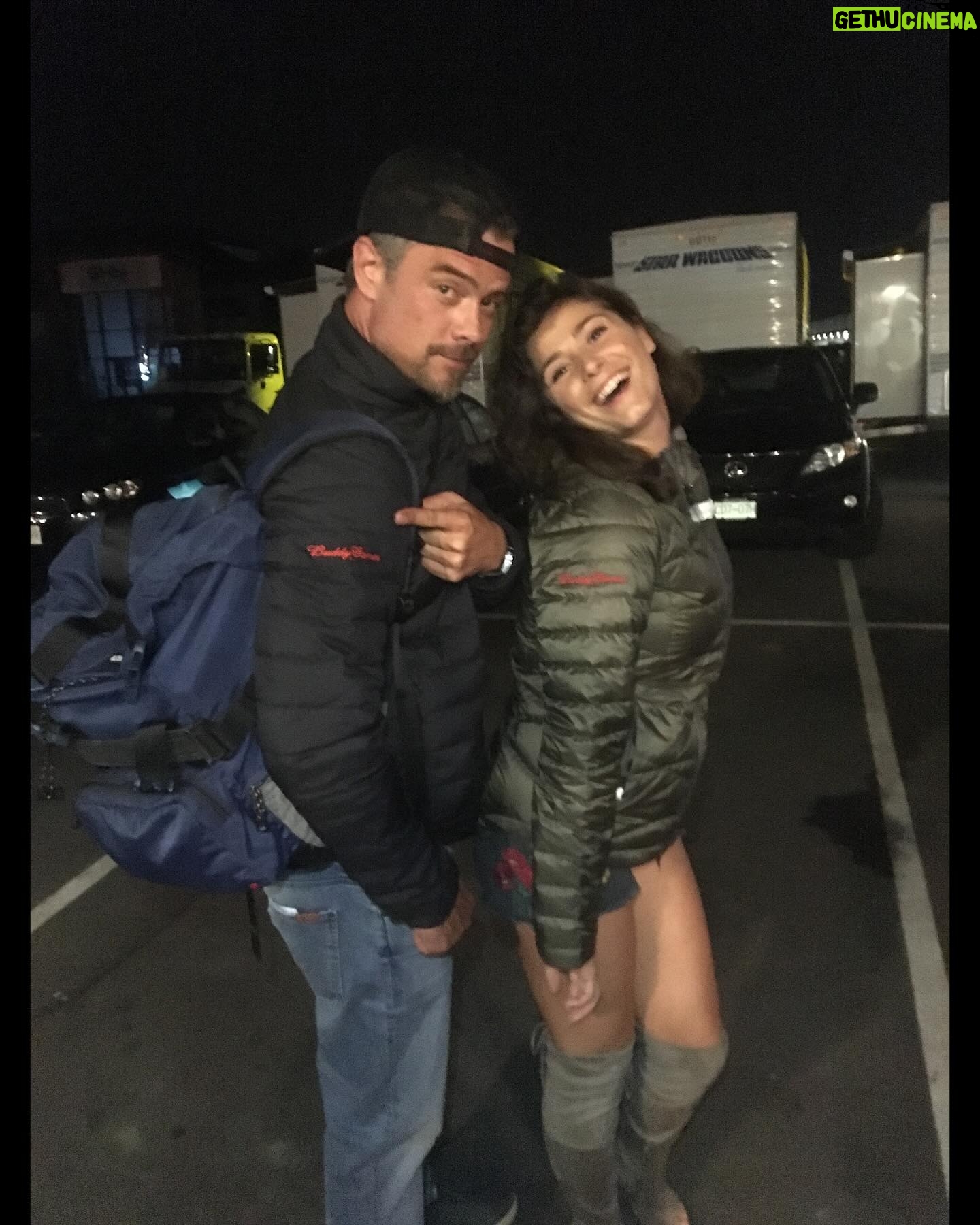 Elysia Rotaru Instagram - I was looking for the jacket in these photos and then got the impulse to post these pics for a good old #TBT. This was one of my favorite auditions, and shoots. From the moment, I got the audition from one of my fave people, Tiffany Mak, to time I walked into the audition room and met @joshduhamel to wrapping a late night shoot with him the crew and a bunch of epic and talented cast…#buddygames was a blast. Let’s not forget that Josh is such a legend. He made the audition room so welcoming and fun. And so was his set. He is a great Director and scene partner. Plus he gifted everybody these awesome jackets at the end of the shoot. if you guys have seen the movie I hope you liked it. It was wild. And if you haven’t, checked it out. 👾 And fun fact if you haven’t played 🎮 @callistothegame check it out and listen for yours truly as well.