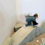 Elysia Rotaru Instagram - When she’s having a blast, missing a shoe, getting airtime and there’s play doh around #thejoey @rooandyou …gettin a non blurry pic is useless. LOL #gifted #rooper