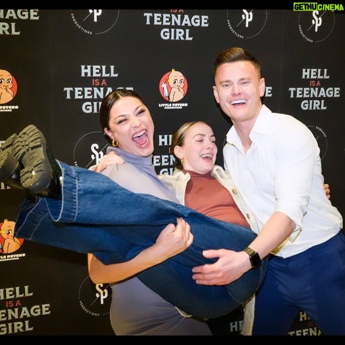 Elysia Rotaru Instagram - The past few years has been a wild rideš« and within that time @stephensawchuk and I made a film @hellisateenagegirlfilm šŖā¤ļøand we finally got a chance to celebrate all the talented people who helped make #hellisateenagegirl a reality, by watching it together on the @viffest big screen! šæ And wow, what a fabulous feeling to see it in a theatre and feel all the feels begin surrounded with love and support from peers and friends. Some cast and crew couldnāt make it, but just know, I am so proud of us and canāt wait for the rest of the world to enjoy it too. š Thank you @viffest for hosting us. @collindelaquis for creating our photo backdrop. @craigminiellyphoto for snapping photos. @ryslife for being a superstar husband and dad. @cranestudiosvancouver for lending us gear for the evening. @jenni.baynham for being a bossbabe producer. @artistrybyksenia for getting me glammed. @wgthelabel.co for the guest list asst. All our friends, family and filmmaking community. And well of course⦠@stephensawchuk for being such an inspired being with brilliant ideas, imagination and a genius work ethic I canāt even begin to describe, as it is uniquely YOU and YOU are magic. š« #proudproducer #vancouverlove