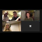 Elysia Rotaru Instagram - Almost there! A lil ADR sess with these beauties … our lead @skylarsofiaradzion and stud @kevin_osea_ with the man Dir/ writer / producer @stephensawchuk working it with @spencerdcarson in the booth🙏 #indiefilm #producerlife #itshappening