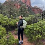 Elysia Rotaru Instagram - Beyond Thankful 🧡❤️🧡❤️🧡❤️🧡❤️🧡❤️🧡❤️🧡 #photodump pt 2 #sedona #hiking #boyntoncanyon #vortex #redearth #mountains #kachinawoman #miiamospa #fiveyears @ryslife @relaischateaux @mii_amo_spa 🌲 ALSO what tree is this on pic 8 ? It’s the perfect smell. ALSO thank you @gustafsonperformancecenter for getting me up and moving so I can climb this mountain, and more to come! 🏜️