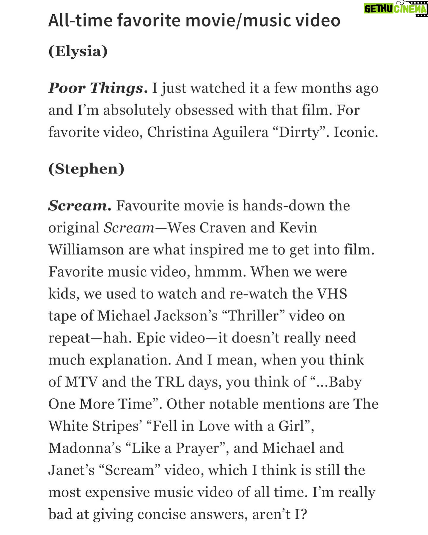 Elysia Rotaru Instagram - Look mom, @stephensawchuk are in the paper. Thank you @georgiastraight for having us and @mikeusinger for getting us to share all the weird shit we have in our fridges. (Hopefully people reading can relate ) LOL 😂 And of course recognizing and sharing the news about our fun film @hellisateenagegirlfilm 🔪❤️ Written and directed by: @stephensawchuk Photo cred: @farrahaviva #proudproducer #filmmaker #horror #comedy #indiefilm.