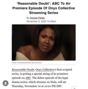Emayatzy Corinealdi Instagram - The love is real! Airing TONIGHT on ABC #reasonabledoubthulu @onyxcollective @reasonabledoubthulu