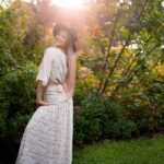 Emerald Gordon Wulf Instagram - This lace set from @joyfolie is ethereal and sunset was just 👌I know it’s hard to recognize me when I’m not twisted into a pretzel, but the truth is, I’ve been modeling since WAY before I knew what contortion was!! Photos by @kalialexsis #sunset #dream #model #modellife #modeling #ootd #fashion #fashionblogger #fashionstyle #lifestyle #cowgirl