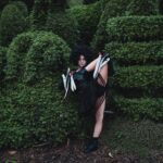Emerald Gordon Wulf Instagram - Dear Tim Burton, Please have your people call my people. Sincerely, Em Photos by @kalialexsis #edwardscissorhands #timburton #Halloween #halloweencostume #spookyseason #spooky #contortion #contortionist #flexible #flexibility #dance #dancer