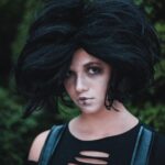 Emerald Gordon Wulf Instagram - Dear Tim Burton, Please have your people call my people. Sincerely, Em Photos by @kalialexsis #edwardscissorhands #timburton #Halloween #halloweencostume #spookyseason #spooky #contortion #contortionist #flexible #flexibility #dance #dancer