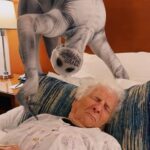 Emerald Gordon Wulf Instagram – Just your friendly neighborhood sleep paralysis demon bugging Granny @rosssmith #contortion #contortionist #flexible #flexibility #funny #scp #scpfoundation #comedy #terror #horror #horrormovies #circus #cirque #cirquedusoleil #dance #creepy #creepypasta #rake #laugh #prank #alien