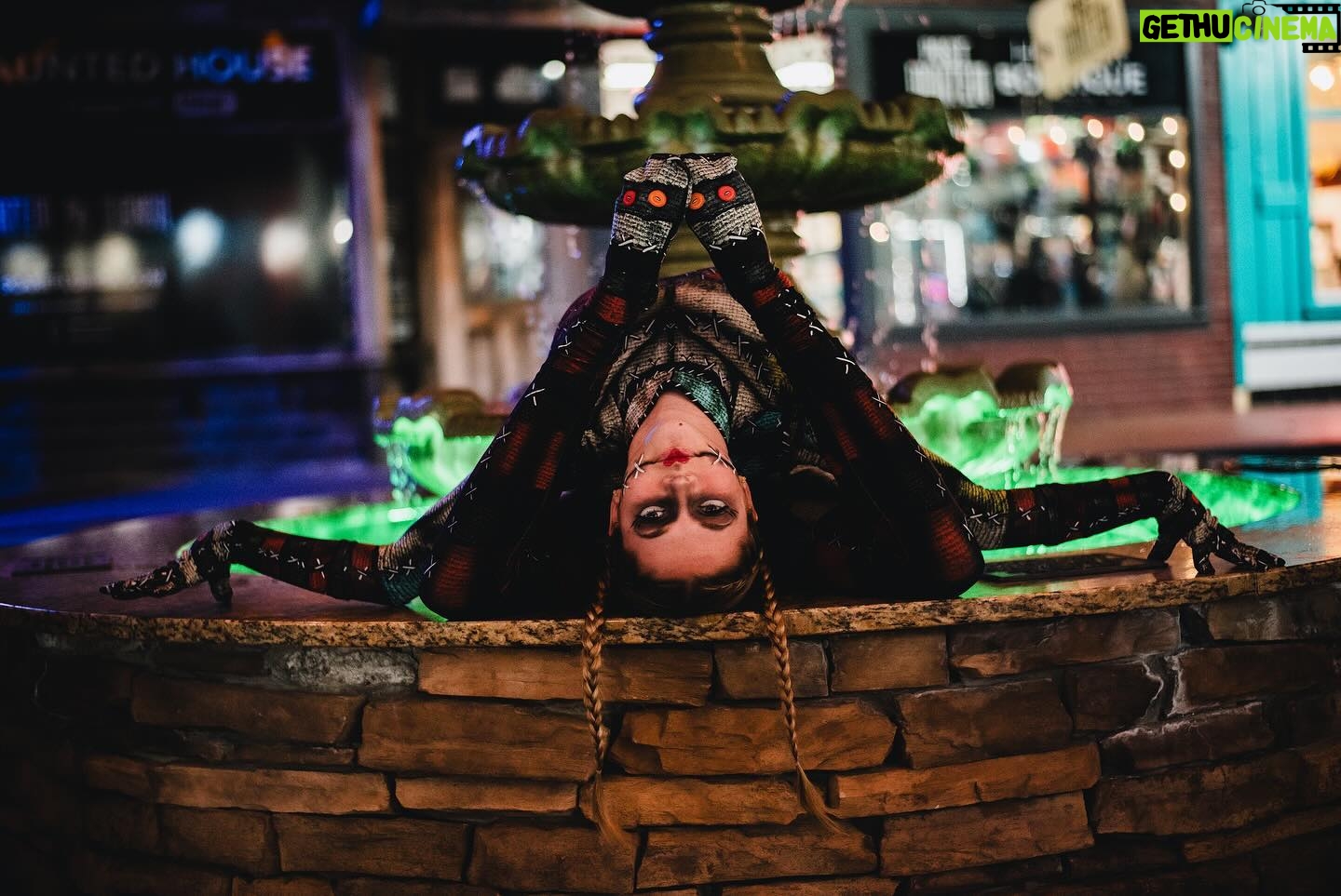 Emerald Gordon Wulf Instagram - 163 days until Halloween, but who’s counting? Voodoo costume by @shapeshifterzco Photos by @kalialexsis #creepy #timburton #voodoo #doll #contortion #contortionist #flexible #flexibility #creepycute #haunted #halloween #costume Have you started planning your Halloween Costume?