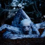 Emerald Gordon Wulf Instagram - "Being normal is vastly overrated." —Halloweentown 🕸🕷🕸 Photos by @kalialexsis #contortion #contortionist #flexible #flexibility #circus #freak #horrormovies #horror #creepy #creepypasta #scary #terror #horrormovie #monster #spider #arachnid #arachnophobia