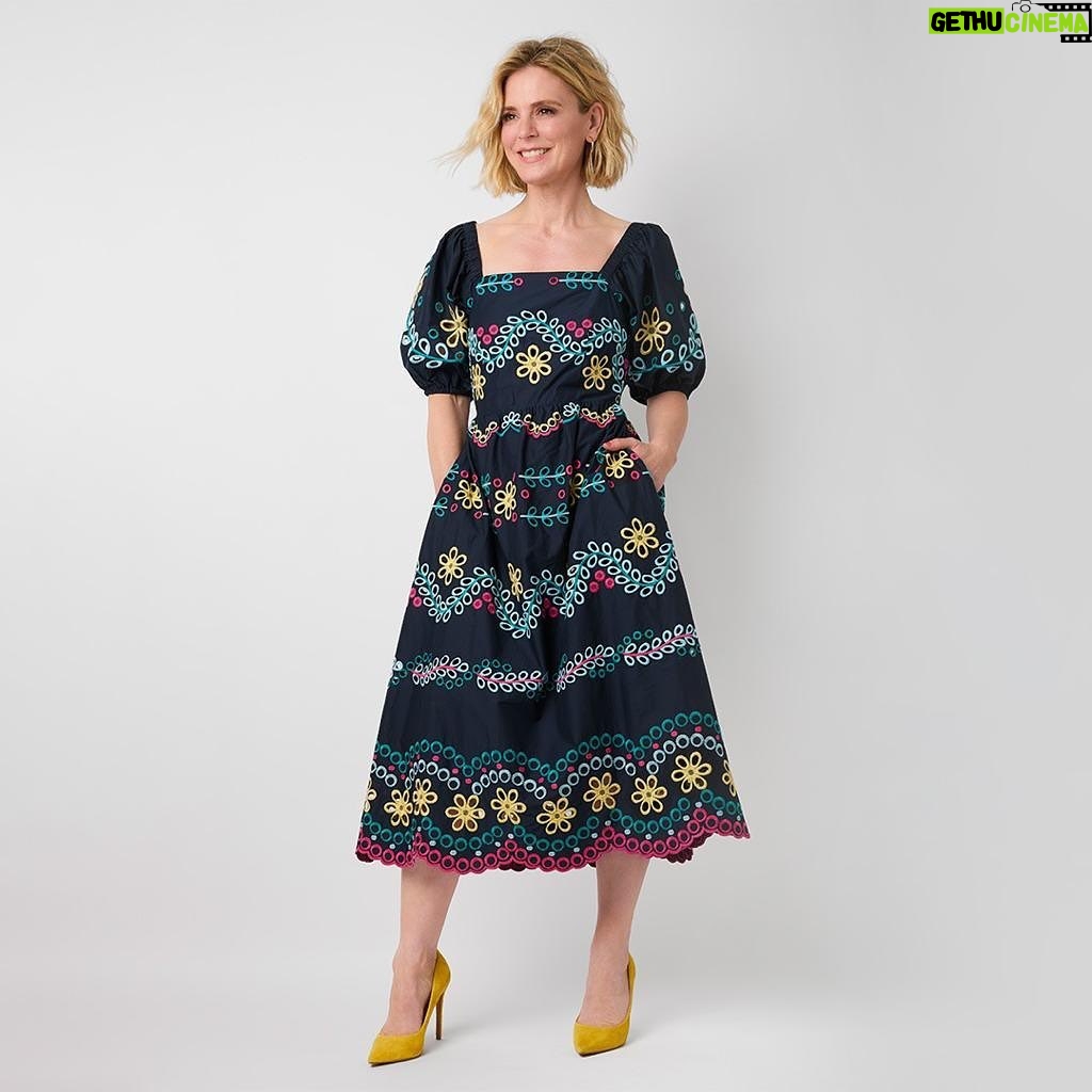 Emilia Fox - 7K Likes - Am absolutely thrilled and honoured to have been asked by Marielle to do a collaboration collection with @wyselondon . It feels like a joyous celebration of our friendship and shared belief in wearing clothes that are stylish, expressive and fun. I always feel at my best when I wear Wyse, both for work and in everyday life, and I so hope that anyone who wears anything from the collection feels the same too! 💗🌸🌺🌼💗🌸🌺🌼🌸🌺💗🌼🌸💗🌼🌺💗#wyse #wyselondon #collaboration #friendship #joy #pinktrousersuit #floralfrocks #flowerpower #golddress #shimmer