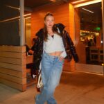 Emilia McCarthy Instagram – some highlights 🌞: 
Jon & Vinny’s with the girlies 
Beach days with Joelle & Jenny
Seeing Adriana 16 years after working together in Babel
Dear at the lake Hollywood walk