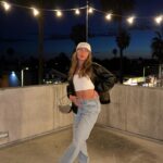 Emilia McCarthy Instagram – some highlights 🌞: 
Jon & Vinny’s with the girlies 
Beach days with Joelle & Jenny
Seeing Adriana 16 years after working together in Babel
Dear at the lake Hollywood walk