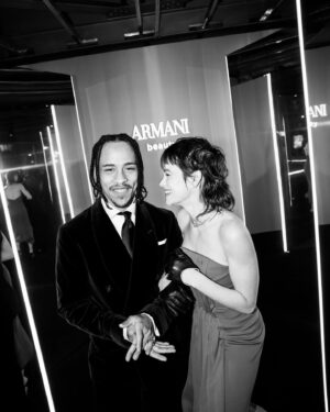 Emilia Schüle Instagram - anzeige / Nach 6 Monaten Dreh in Frankreich beginnen meine ersten Tage in Berlin mit der @berlinale 🌪️ Jetzt erstmal Koffer auspacken und dann wieder ab ins Kino Filme schauen 🙏🏻

Merci beaucoup an: @berlinale @armanibeauty @sarahsharonkarsten @helenanarra @bulgari @miumiu @giorgioarmani @thisisbta @th.orstenhans @franziska_sinn 

#berlinale2024