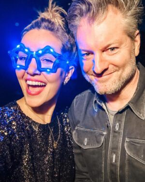 Emilie Ullerup Instagram - HAPPY NEW YEAR all of you lovely people. May 2024 bring more light to the world ✨ Swipe for a frame worthy family photo. #newyear