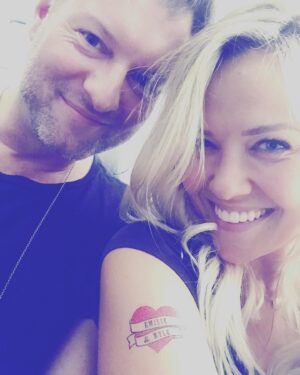 Emilie Ullerup Instagram - Remember when we were in photos together? 🥰 #happyvalentinesday my love. We were the OGs. Now with an upgraded mini add-on that grew my heart a bazillion sizes ❤️❤️❤️ @kylecassie