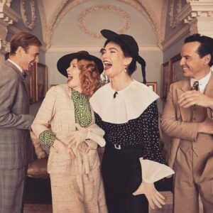 Emily Beecham Instagram - Japes’n’🧡 in The Pursuit Of Love @amazonprimevideo  feat. a v happy Plon Plon (bulldog) Photo dump #thepursuitoflove costume design by #sinéadkidao #assadbouab #johnheffernan #andrewscott #lilyjames ##shazadlatif #emilymortimer #freddiefox #bbc #nancymitford #plonplon #beattieedmondson #marthawest #jamesfresheville #dominicwest #emilybeecham #dollyalderton #beattieedmondson #annabelmullion #willkeen #kittyarcher #marktandy #samnivola #maynivola  #laurieshephard #loveinacoldclimate #mitford