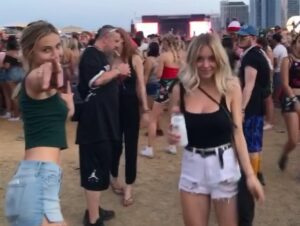 Emily Hall Instagram - Lollapalooza ’18 That’s a wrap @sydney_sweeney ⚡️💖 swipe to see actual photos lol
